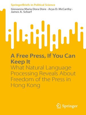 cover image of A Free Press, If You Can Keep It